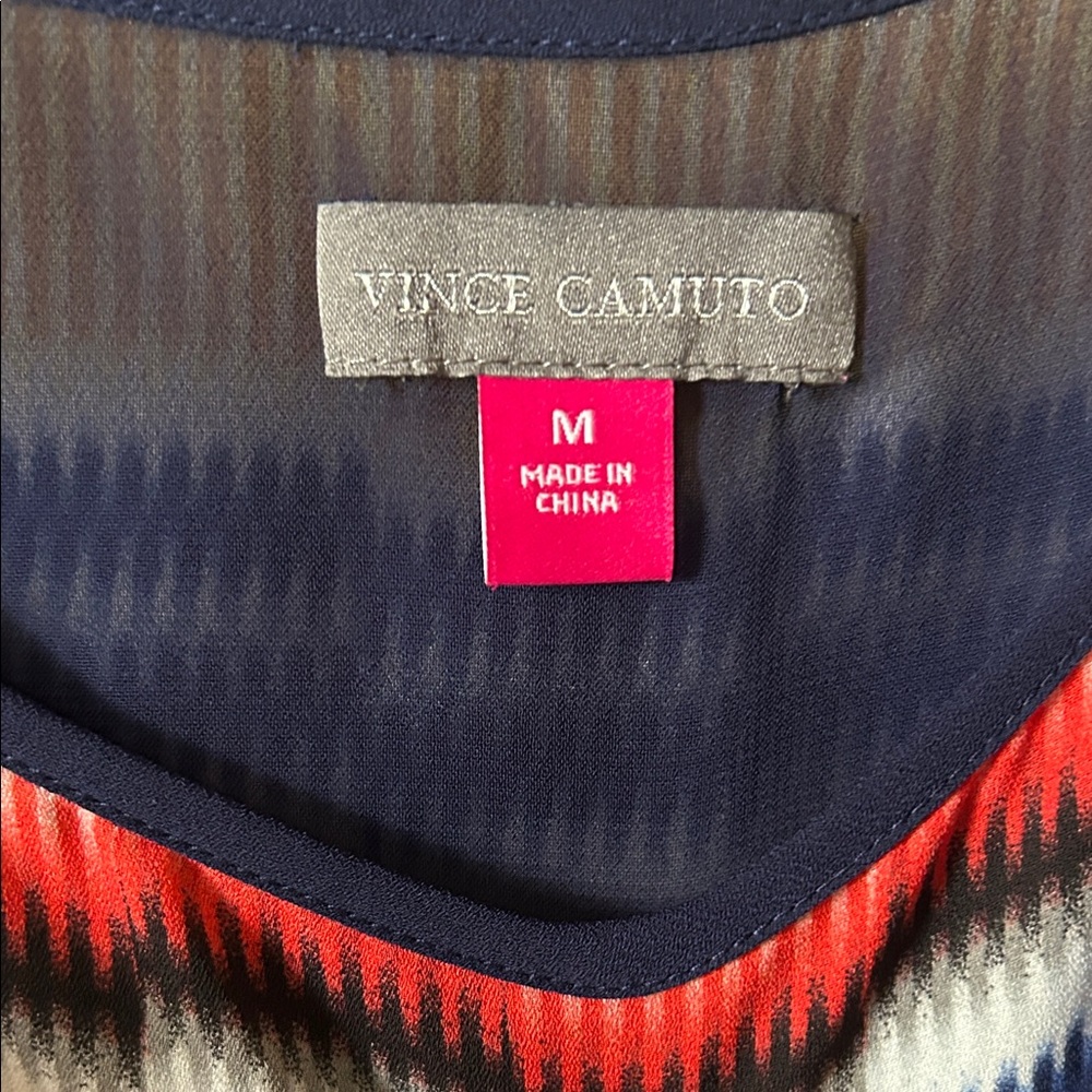 Vince Camuto Blue and Yellow Striped Maxi Dress - Picture 2 of 5